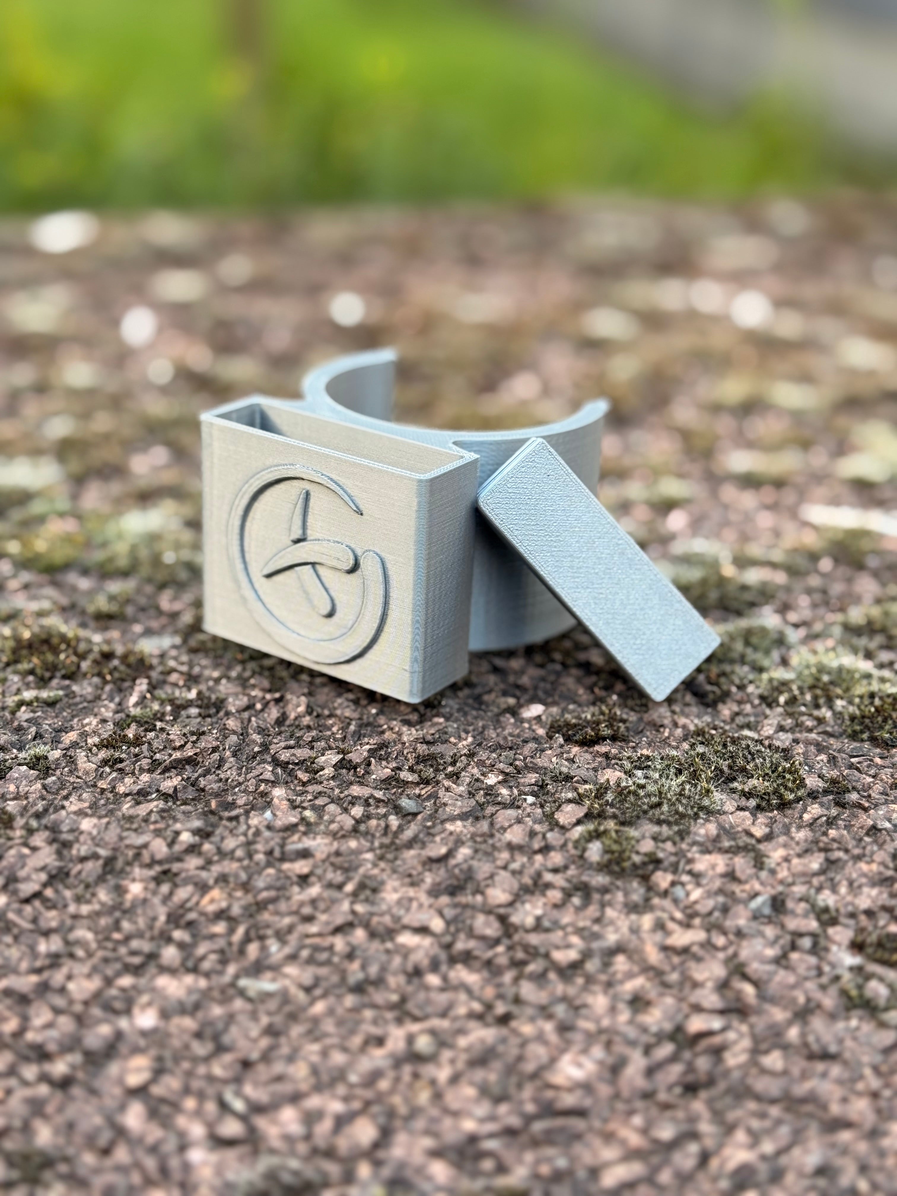 Geocaching-Versteck für Schilderpfosten (Ø 60 mm) – 3D-gedruckt | CacheWerk