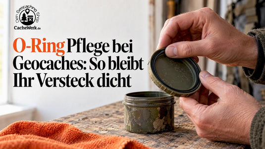 O-Ring Pflege bei Geocaches: So bleibt Ihr Versteck dicht - CacheWerk