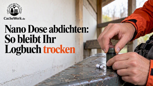 Nano Dose abdichten: So bleibt Ihr Logbuch trocken - CacheWerk
