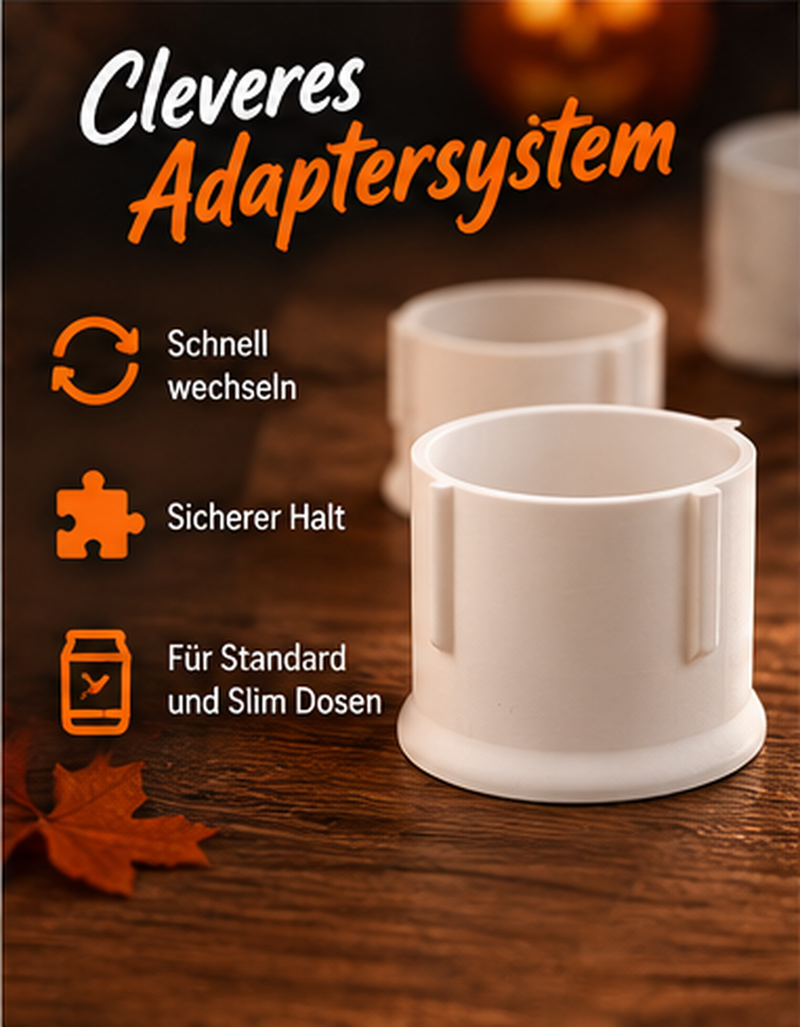 Laden Sie das Bild in Galerie -Viewer, Ghost Buddy – 4-in-1 Halloween Dosenhalter für 4 Dosengrößen
