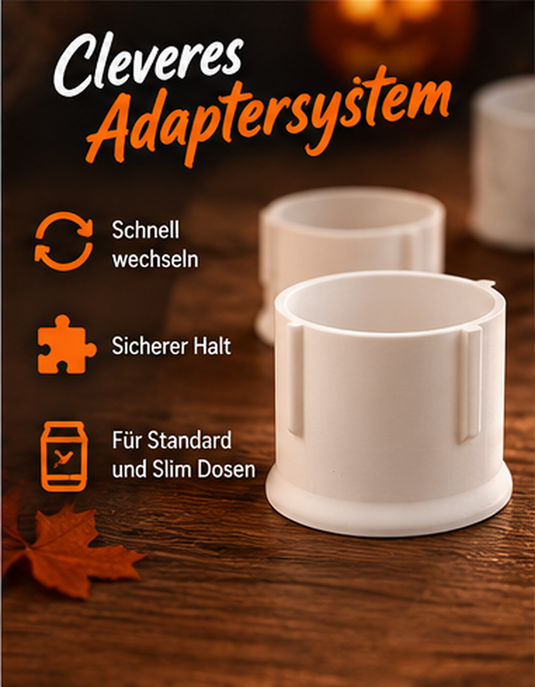 Ghost Buddy – 4-in-1 Halloween Dosenhalter für 4 Dosengrößen