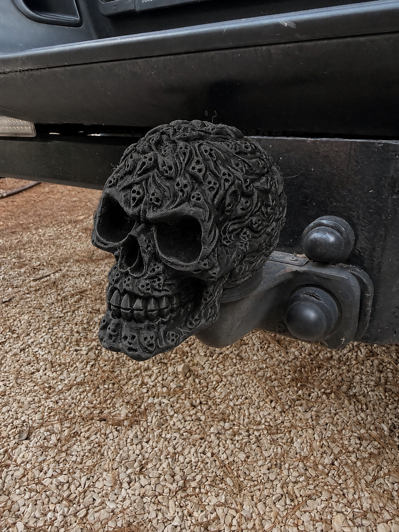Load image into Gallery viewer, Totenkopf Anhängerkupplung Abdeckung – Skull AHK Kappe aus PETG

