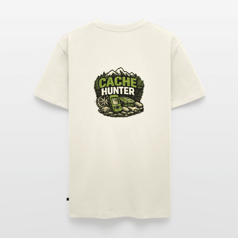 Laden Sie das Bild in Galerie -Viewer, Geocaching T-Shirt „Cache Hunter“ – Outdoor GPS Adventure Shirt für Geocacher - CacheWerk
