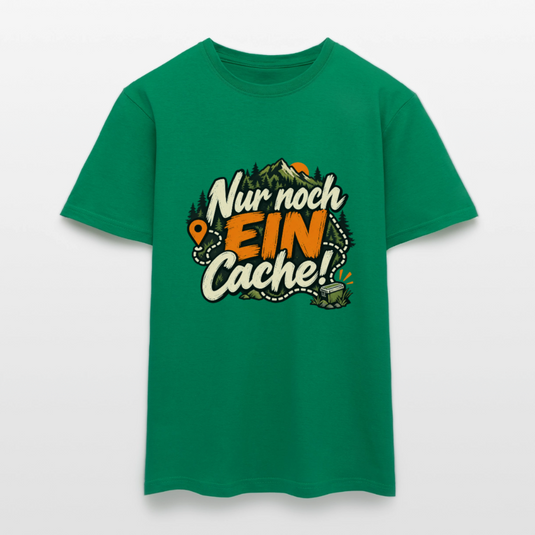Männer T-Shirt nur noch ein Cache - Kelly Green