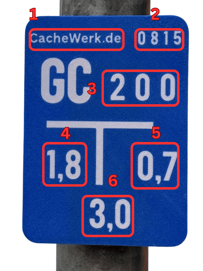 Load image into Gallery viewer, Anpassbares Geocaching Versteck „Fake Wasserschild“ – dein individuelles Tarnversteck mit Pfostenhalter | Unsichtbar im Stadtbild | CacheWerk - CacheWerk
