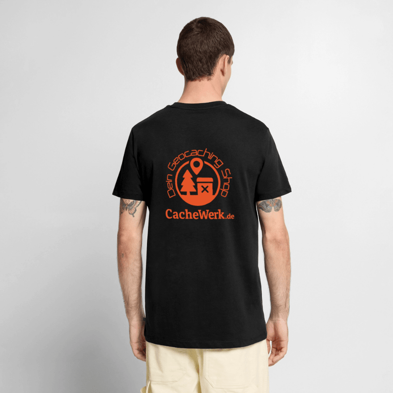 Load image into Gallery viewer, CacheWerk Herren T‑Shirt – Premium Qualität aus Bio‑Baumwolle für echte Geocacher - CacheWerk
