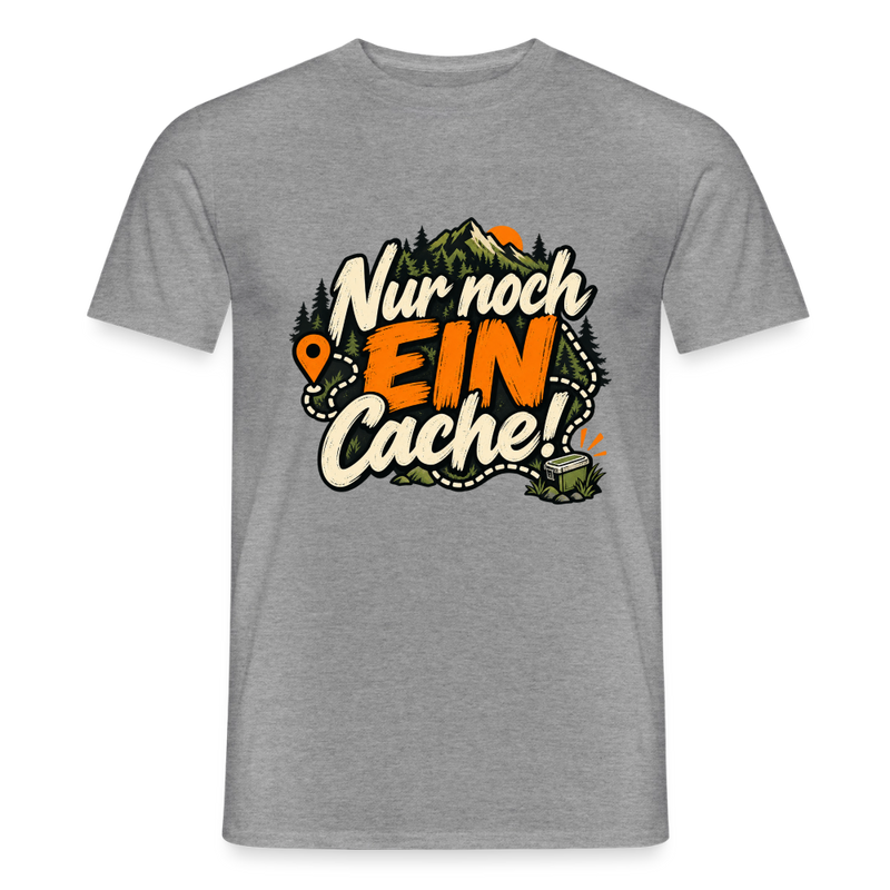 Chargez l'image dans la visionneuse de la galerie, Männer T-Shirt nur noch ein Cache - Graphit meliert
