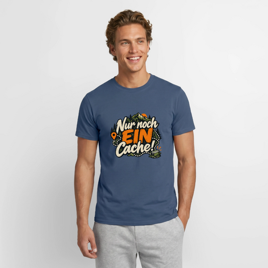 Männer T-Shirt nur noch ein Cache - Dunkles Denimblau