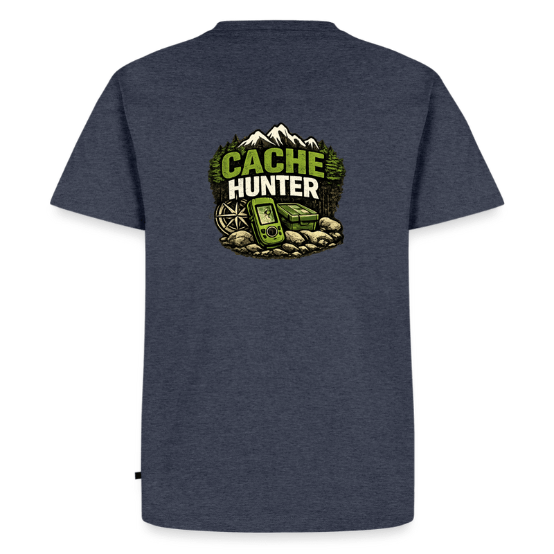 Laden Sie das Bild in Galerie -Viewer, Geocaching T-Shirt „Cache Hunter“ – Outdoor GPS Adventure Shirt für Geocacher - CacheWerk
