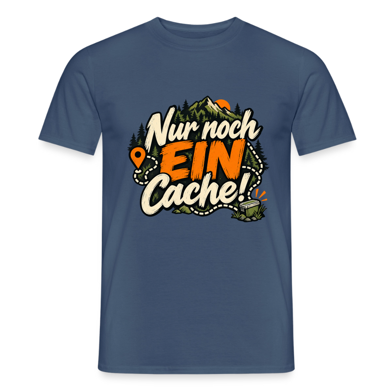 Chargez l'image dans la visionneuse de la galerie, Männer T-Shirt nur noch ein Cache - Dunkles Denimblau

