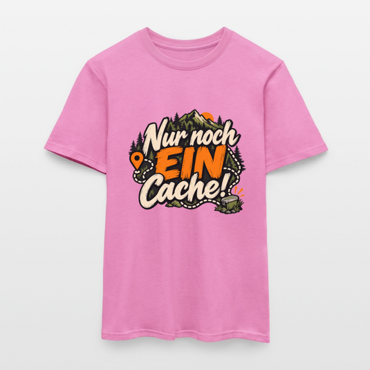 Männer T-Shirt nur noch ein Cache - Pink