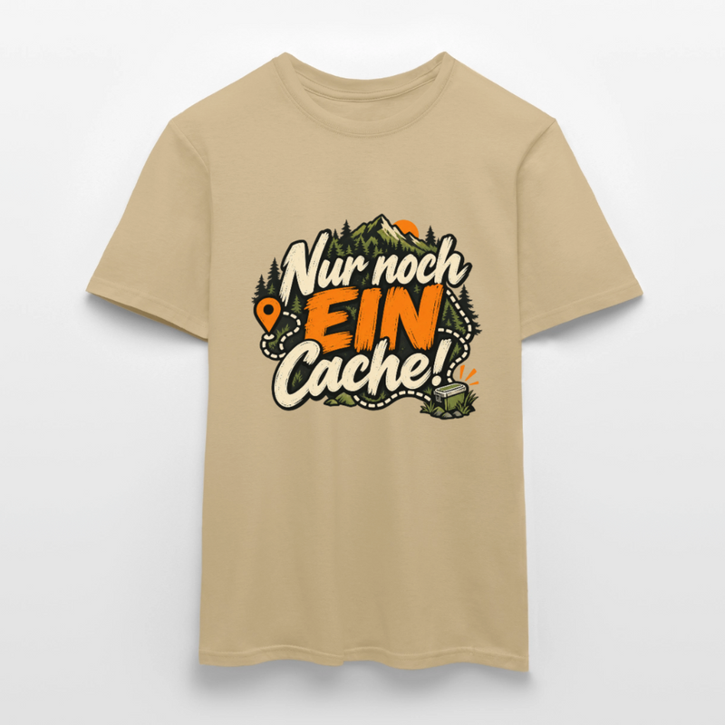 Chargez l'image dans la visionneuse de la galerie, Männer T-Shirt nur noch ein Cache - Sandbeige
