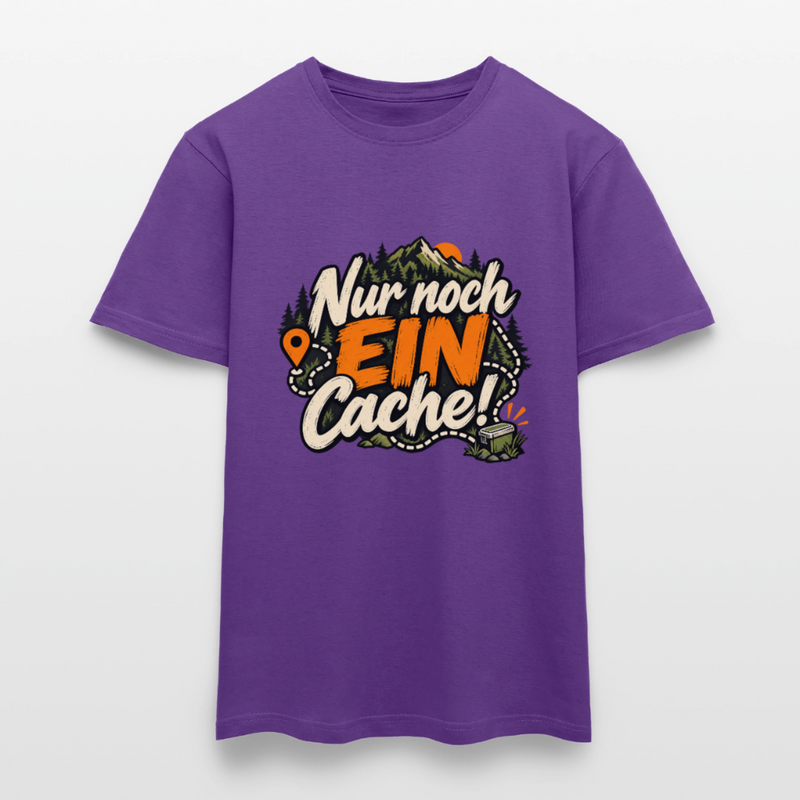 Chargez l'image dans la visionneuse de la galerie, Männer T-Shirt nur noch ein Cache - Lila
