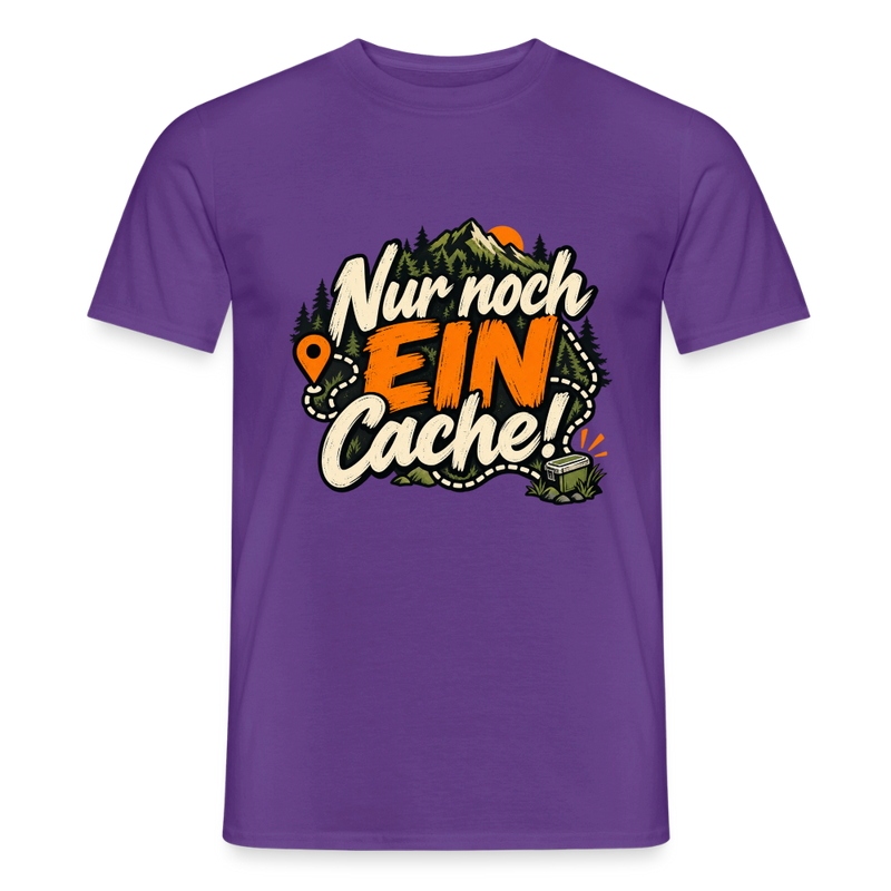 Chargez l'image dans la visionneuse de la galerie, Männer T-Shirt nur noch ein Cache - Lila
