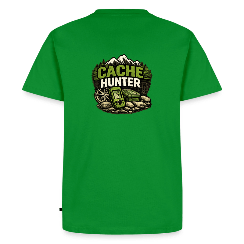 Laden Sie das Bild in Galerie -Viewer, Geocaching T-Shirt „Cache Hunter“ – Outdoor GPS Adventure Shirt für Geocacher - CacheWerk

