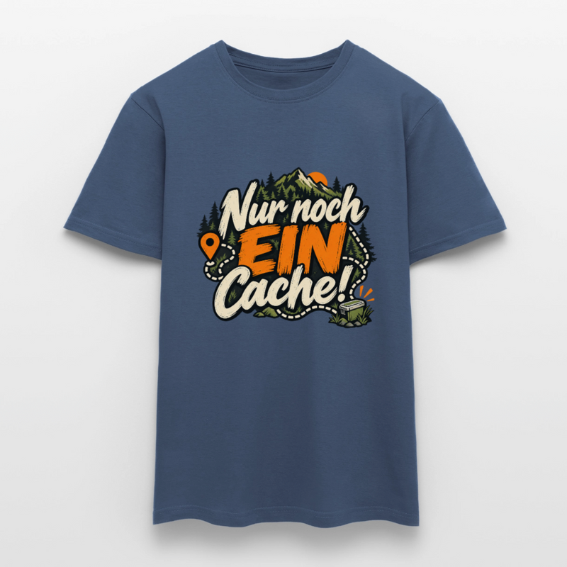 Chargez l'image dans la visionneuse de la galerie, Männer T-Shirt nur noch ein Cache - Dunkles Denimblau
