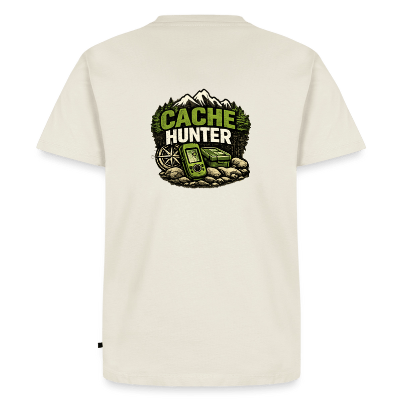 Laden Sie das Bild in Galerie -Viewer, Geocaching T-Shirt „Cache Hunter“ – Outdoor GPS Adventure Shirt für Geocacher - CacheWerk
