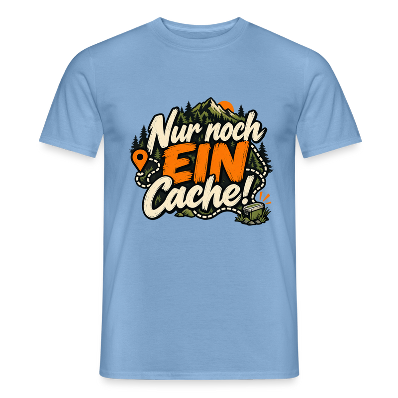 Chargez l'image dans la visionneuse de la galerie, Männer T-Shirt nur noch ein Cache - Carolina Blue
