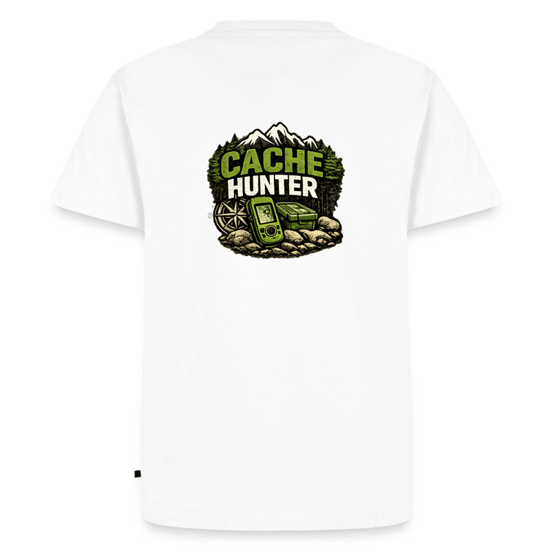 Laden Sie das Bild in Galerie -Viewer, Geocaching T-Shirt „Cache Hunter“ – Outdoor GPS Adventure Shirt für Geocacher - CacheWerk
