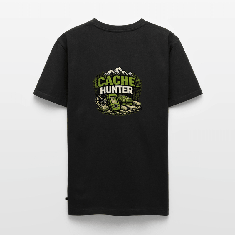 Laden Sie das Bild in Galerie -Viewer, Geocaching T-Shirt „Cache Hunter“ – Outdoor GPS Adventure Shirt für Geocacher - CacheWerk
