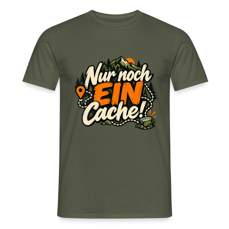 Chargez l'image dans la visionneuse de la galerie, Männer T-Shirt nur noch ein Cache - Militärgrün
