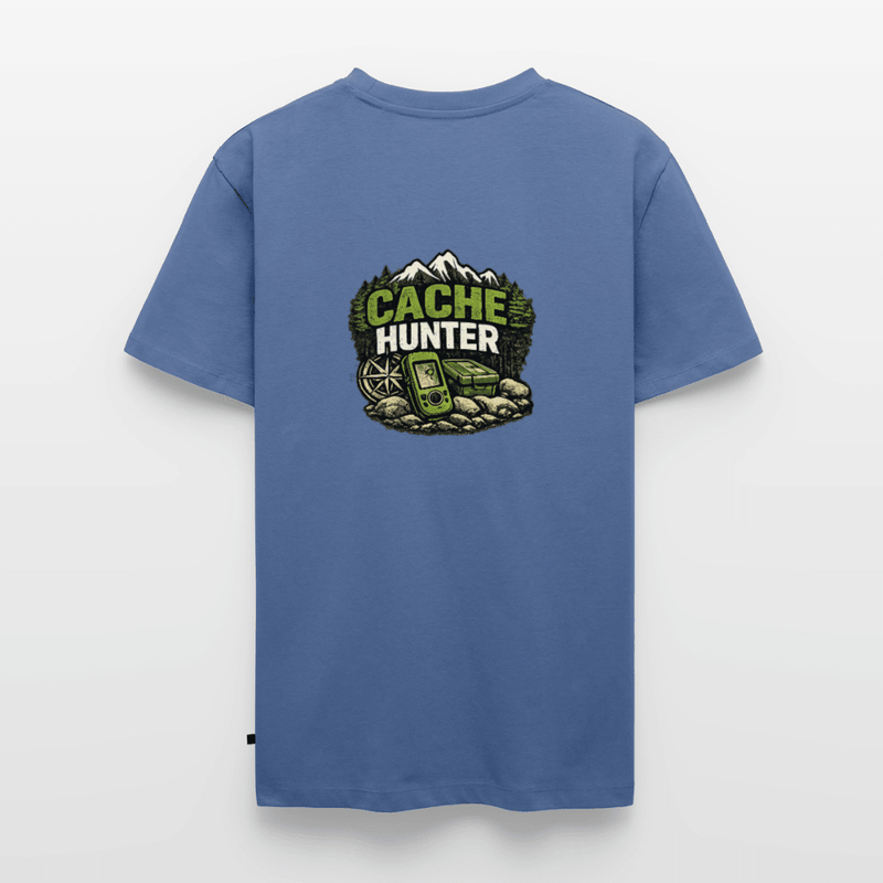 Laden Sie das Bild in Galerie -Viewer, Geocaching T-Shirt „Cache Hunter“ – Outdoor GPS Adventure Shirt für Geocacher - CacheWerk

