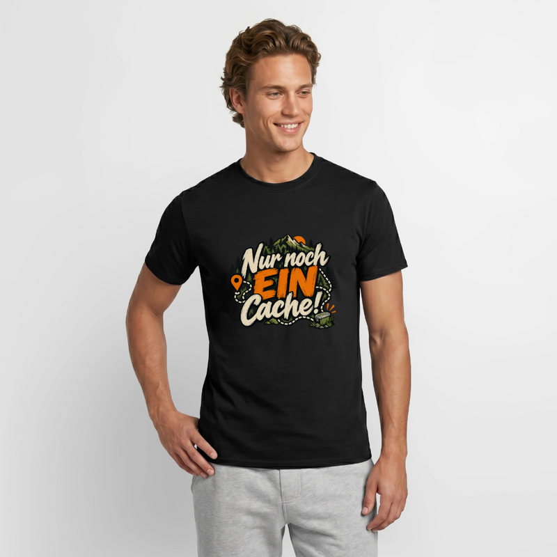 Chargez l'image dans la visionneuse de la galerie, Männer T-Shirt nur noch ein Cache - Schwarz
