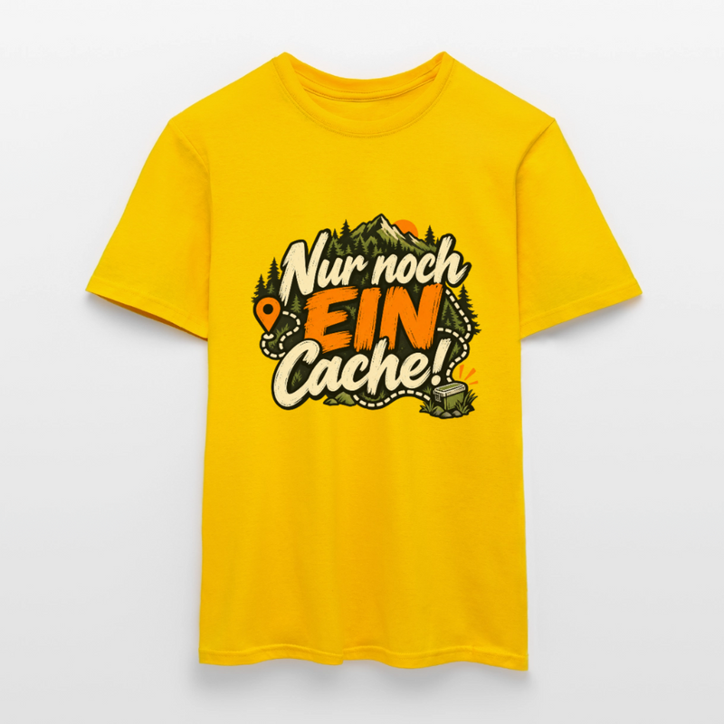Chargez l'image dans la visionneuse de la galerie, Männer T-Shirt nur noch ein Cache - Gelb
