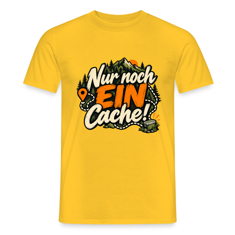 Chargez l'image dans la visionneuse de la galerie, Männer T-Shirt nur noch ein Cache - Gelb
