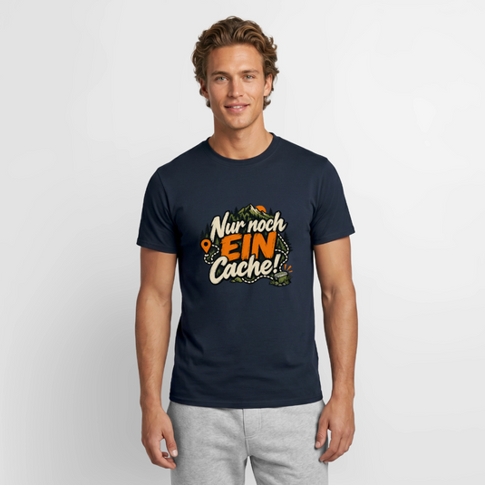 Männer T-Shirt nur noch ein Cache - Navy