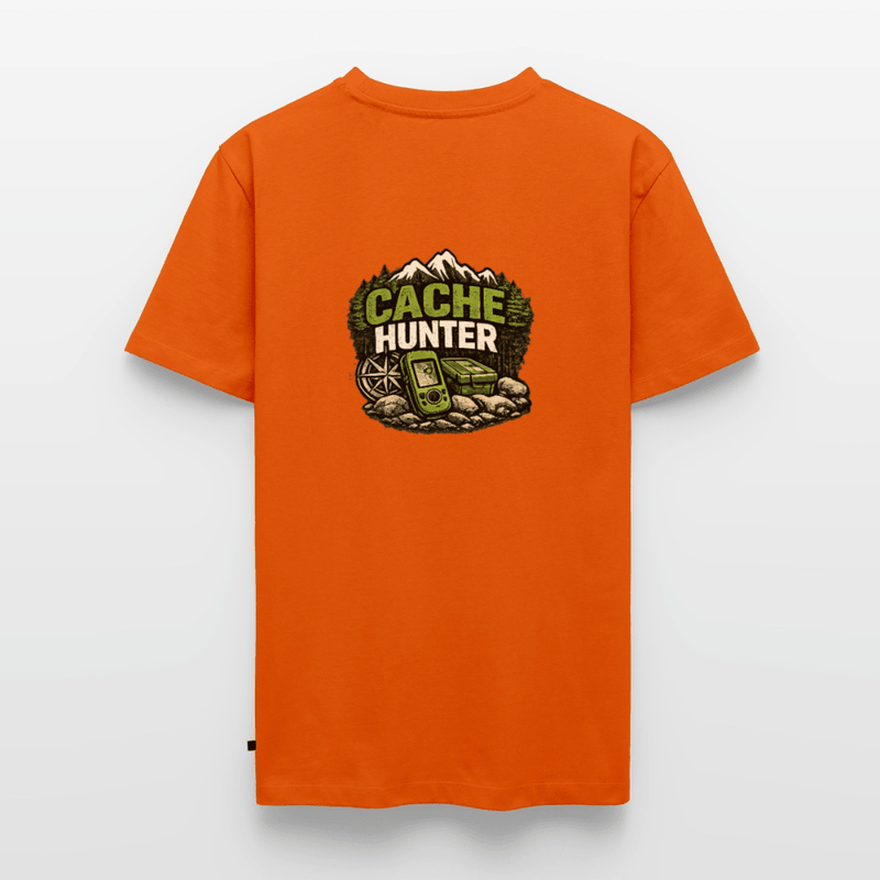 Laden Sie das Bild in Galerie -Viewer, Geocaching T-Shirt „Cache Hunter“ – Outdoor GPS Adventure Shirt für Geocacher - CacheWerk
