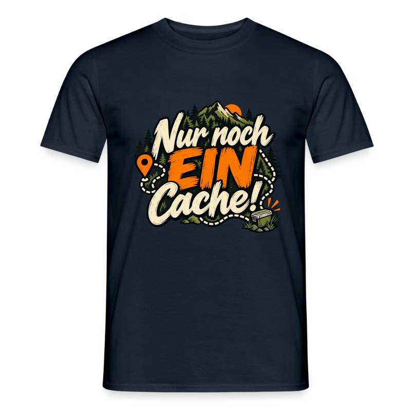 Chargez l'image dans la visionneuse de la galerie, Männer T-Shirt nur noch ein Cache - Navy
