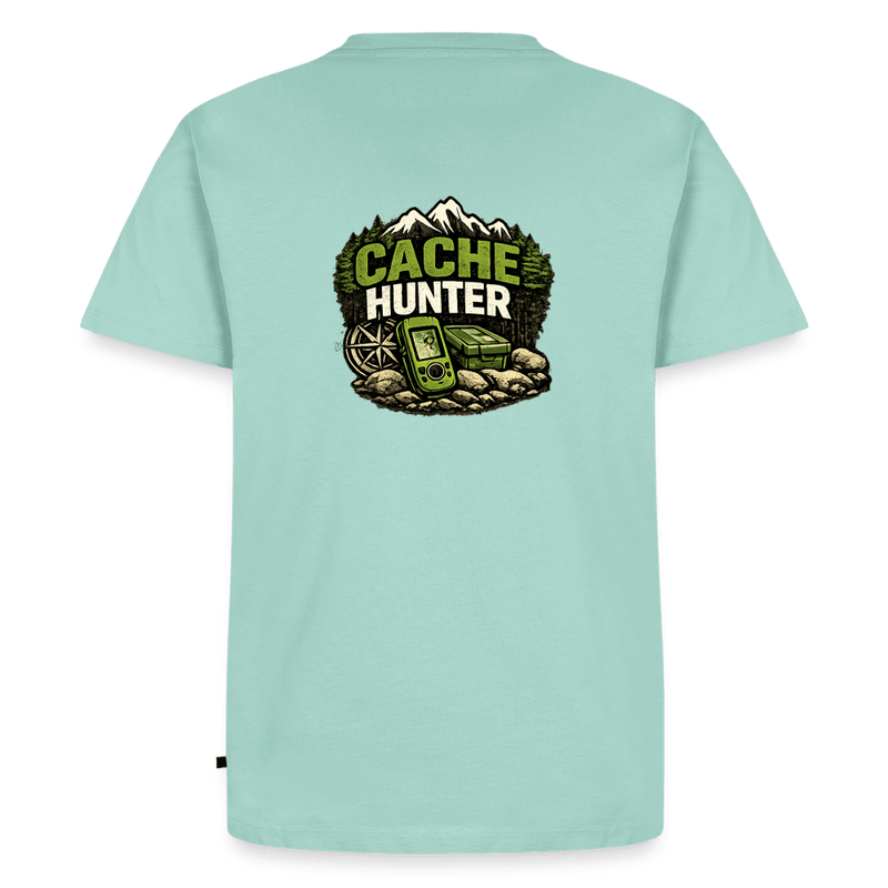 Laden Sie das Bild in Galerie -Viewer, Geocaching T-Shirt „Cache Hunter“ – Outdoor GPS Adventure Shirt für Geocacher - CacheWerk
