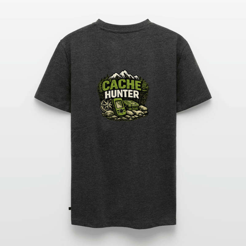 Laden Sie das Bild in Galerie -Viewer, Geocaching T-Shirt „Cache Hunter“ – Outdoor GPS Adventure Shirt für Geocacher - CacheWerk
