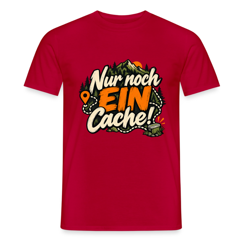 Chargez l'image dans la visionneuse de la galerie, Männer T-Shirt nur noch ein Cache - Rot
