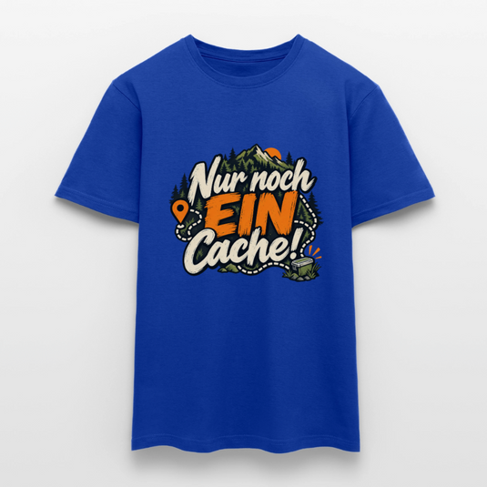 Männer T-Shirt nur noch ein Cache - Dunkelblau