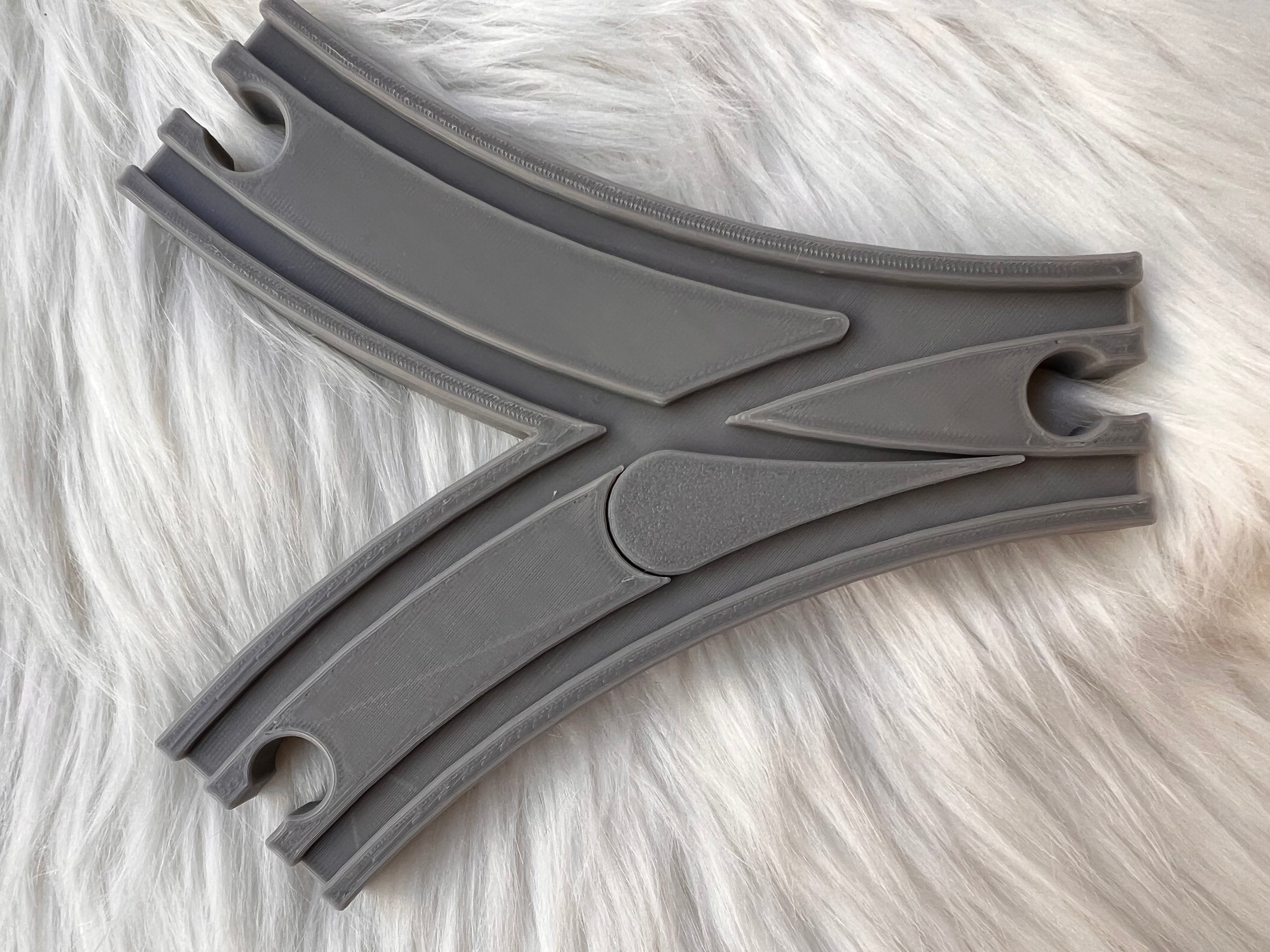 Bewegliche Weiche für Brio & IKEA Lillabo – Stellbare Holzeisenbahn-Erweiterung | Nachhaltig & kompatibel