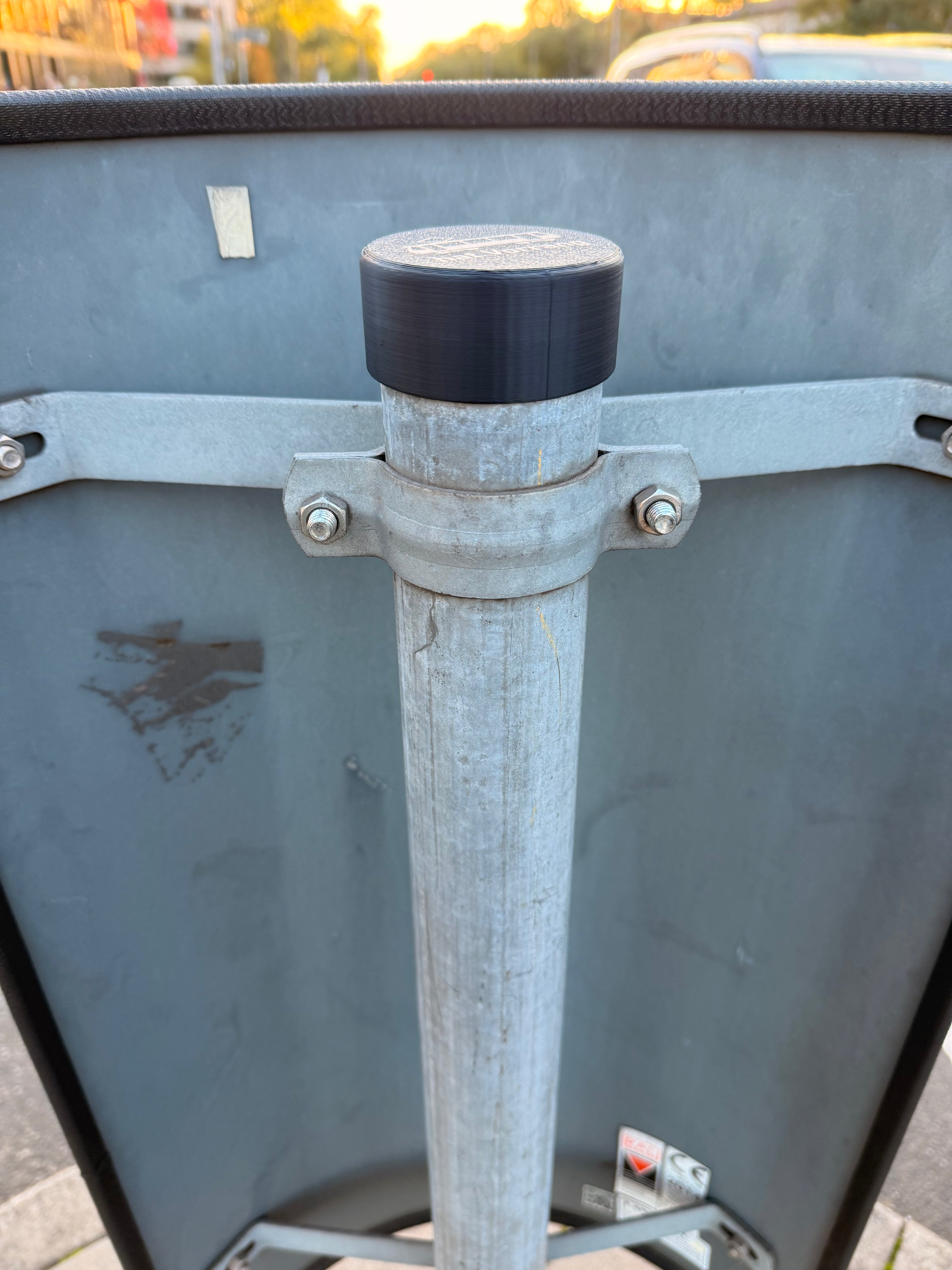 Geocaching Pfostenkappe 60mm – Getarntes Versteck für PETlinge | Wetterfest & unauffällig