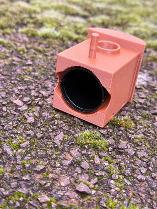 Geocaching Mini - Vogelhaus Versteck – wetterfest, unauffällig, mit Filmdose für trockenes Logbuch - CacheWerk