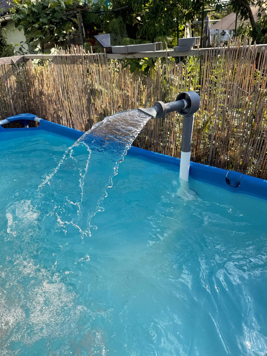 AquaWerk FlowJet – Fontänen‑Aufsatz für Bestway & Intex Pools - CacheWerk