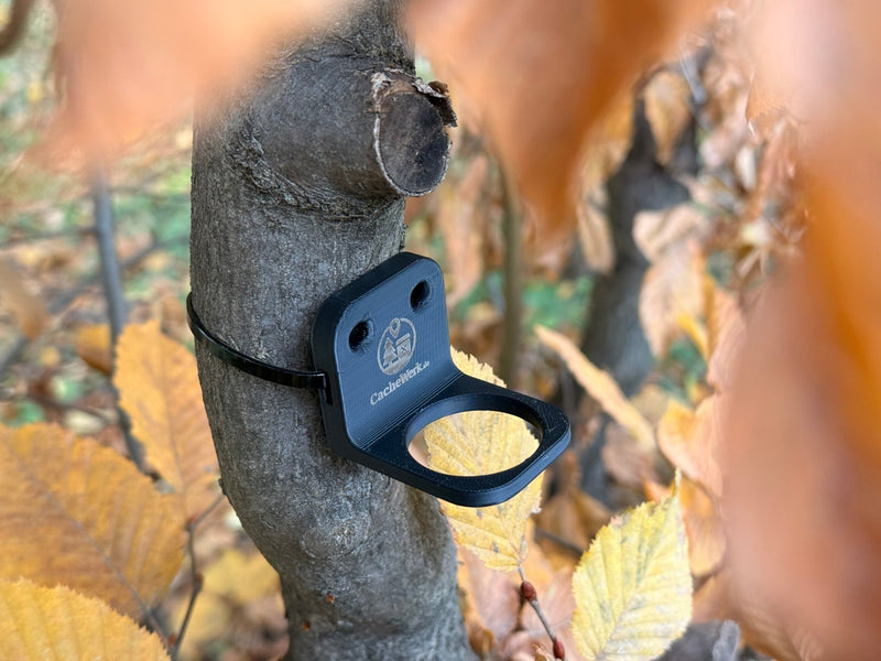 Load image into Gallery viewer, PETling - Halter Nr. 2 - zum Einhängen für gerade Montage - 2 Stück - CacheWerk
