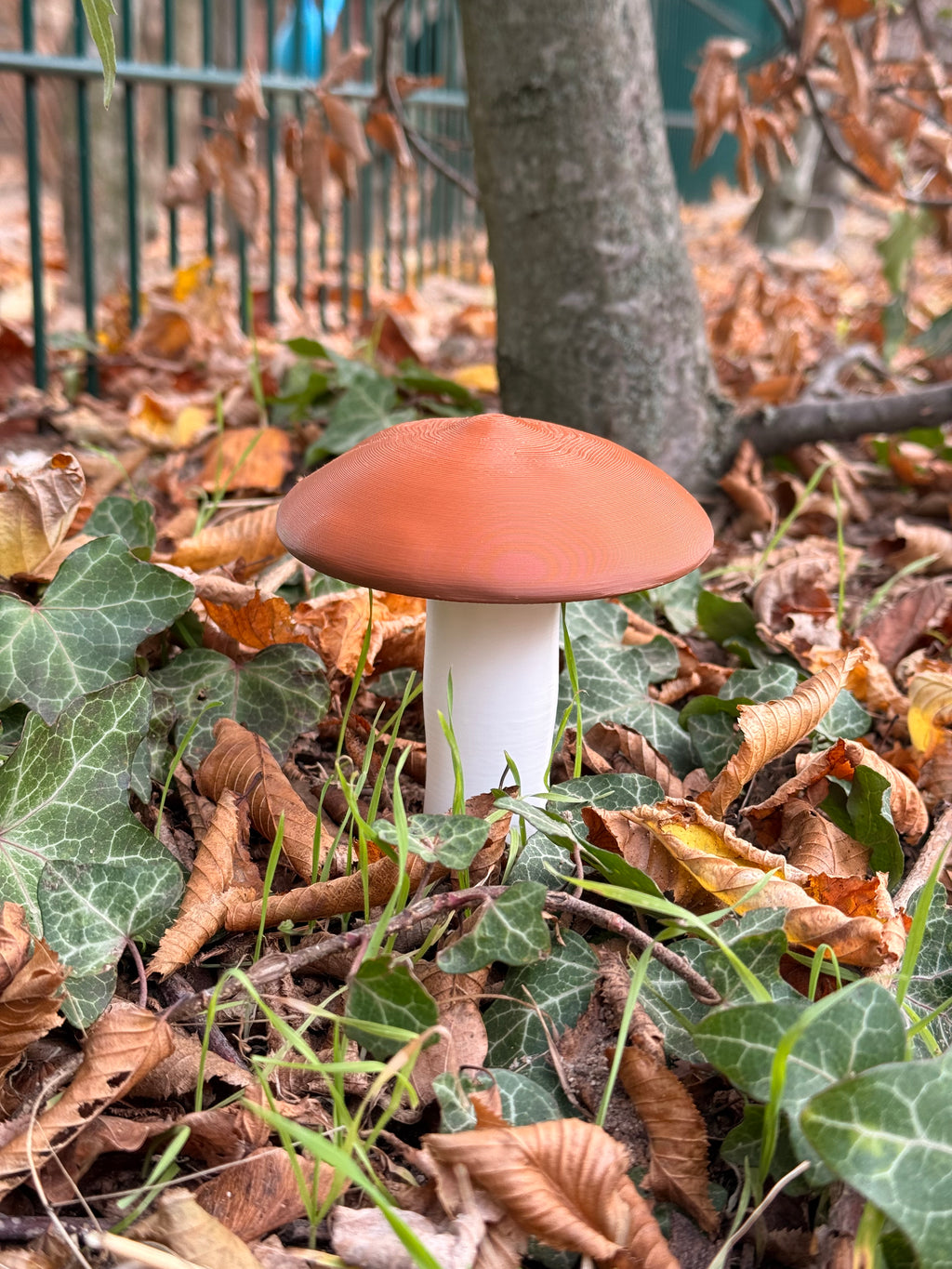 Geocaching Pilz-Versteck – 3D-gedruckt mit Logbuchfach