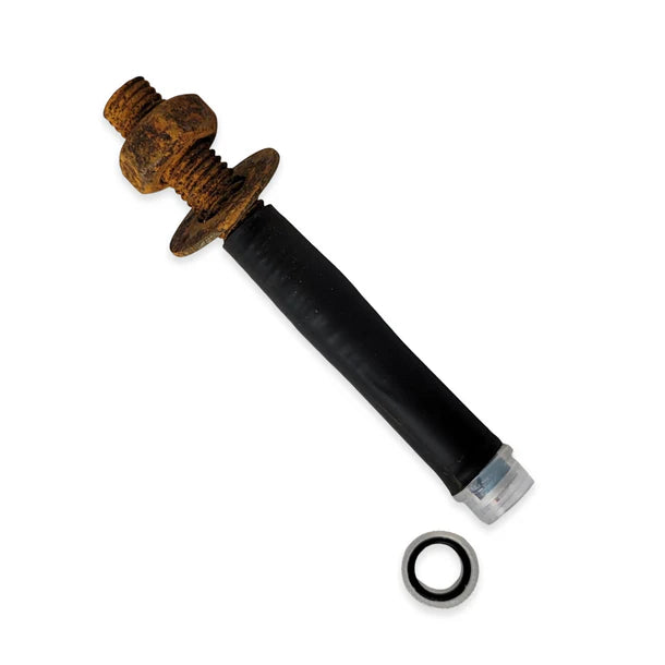 Geocaching Rusty Bolt Cache – Rostiger Schraubbolzen mit Nano-Behälter | Devious Urban Cache