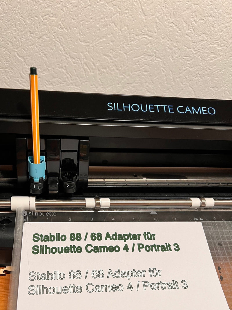 Laden Sie das Bild in Galerie -Viewer, 2x Adapter Stabilo 88 / 68 für Silhouette Cameo 4 / Portrait 3 - Zubehör - 2 Stück
