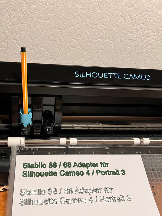 2x Adapter Stabilo 88 / 68 für Silhouette Cameo 4 / Portrait 3 - Zubehör - 2 Stück