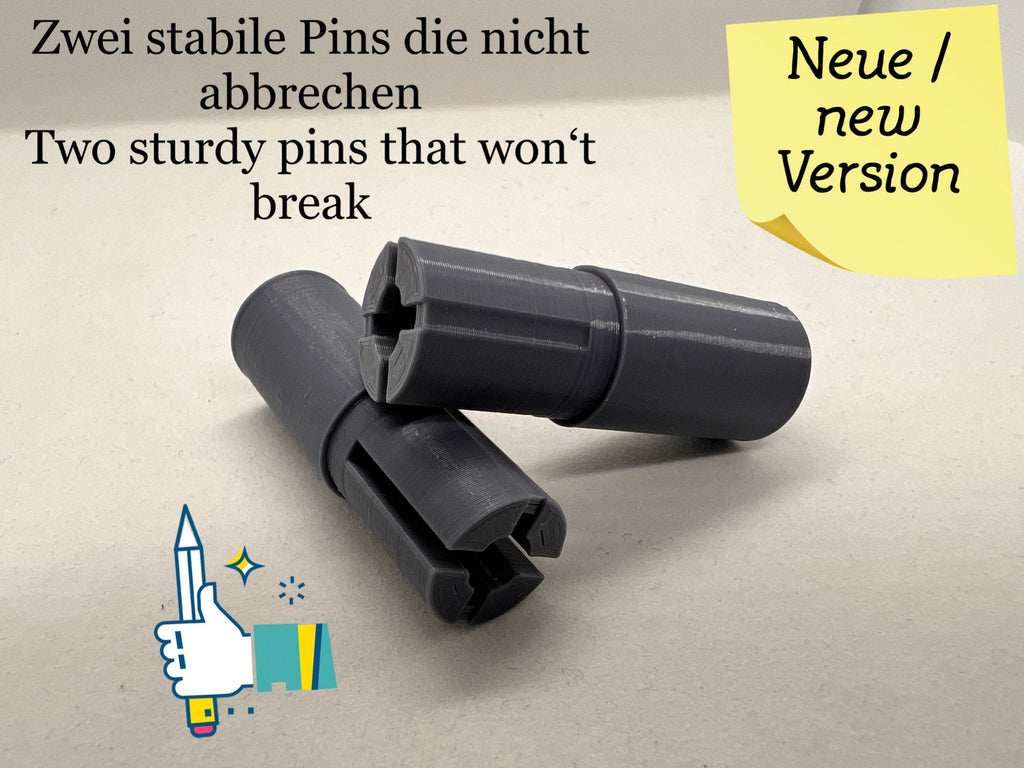 2x - Adapter Stabilo 88 / 68 für Cricut Maker / Air / Explorer - 2 Stück - Zubehör - verbesserte Version