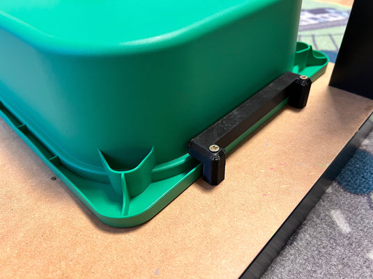 Halterung Ikea Trofast Kisten unter Tischen, toller Ikea Hack, passt auch an Regalböden, perfekt für den Lack Tisch, inklusive Schrauben