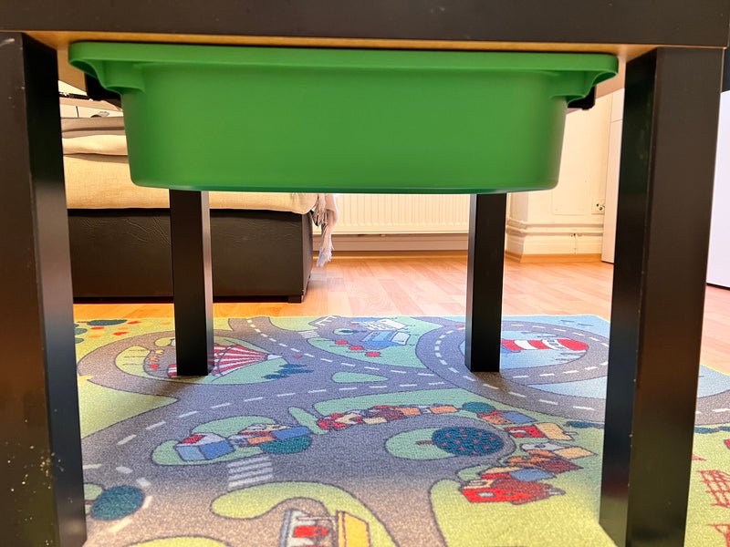 Load image into Gallery viewer, Halterung Ikea Trofast Kisten unter Tischen, toller Ikea Hack, passt auch an Regalböden, perfekt für den Lack Tisch, inklusive Schrauben
