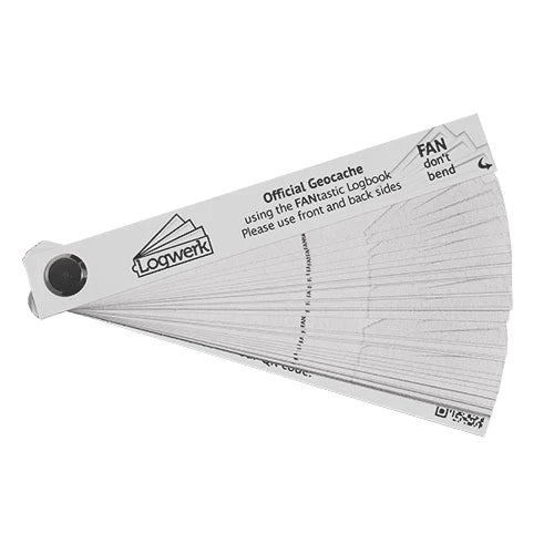 Logwerk Ersatz - Logbuch für Petling - Container | Wasserdichtes Geocaching Logbuch - CacheWerk